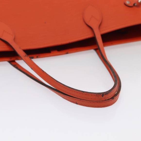 LOUIS VUITTON Epi Neverfull MM Tote Bag Orange Pimon M40884 LV Auth 84897 - Picture 7 of 16